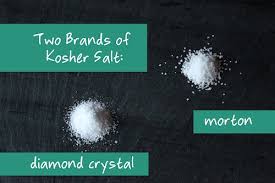 Kosher Salt Diamond Crystal And Morton