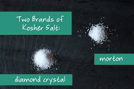 kosher salt diamond crystal and morton