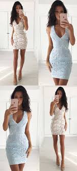 Ivory Lace Homecoming Dresses Short Bodycon Party Dress Simple Tight Prom Gowns Ligh Blue Dre Junior Prom Dresses Short Tight Party Dresses Junior Prom Dresses