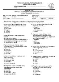 Check spelling or type a new query. Soal Ulangan Uts Pkn Kelas 5 Mi Semester Genap