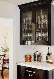 High Gloss Black Cabinets Glossy Cabinetry High Gloss Finish Glass Fronts On The Bar Cabinets High Gloss Kitchen Cabinets Home Decor Kitchen Diy Home Bar
