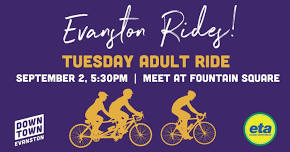 Evanston Rides! Tuesday Adult Ride