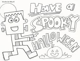 Maybe you would like to learn more about one of these? Halloween Coloring Pages Doodle Art Alley