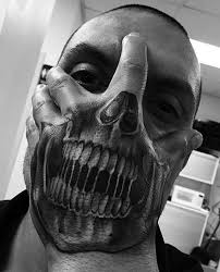 Skull Face Skull Hand Tattoo Hand Tattoos Mouth Tattoo