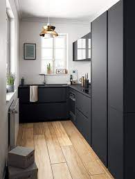 Black kitchen cabinet with white quartz countertop. 75 Beautiful Small Kitchen With Black Appliances Pictures Ideas July 2021 Houzz