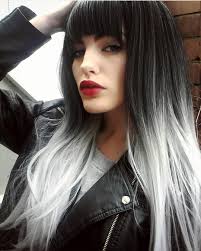 Black And Silver Ombre 1 357 Gilla Markeringar 36 Kommentarer Lush Wigs Lush Wigs Pa Instagram The Beautiful Enola Jay Wearing L Hair Styles Grey Ombre Hair White Ombre Hair