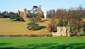Landscape Gardens At Stowe Buckinghamshire Uk View Of Palladian Bridge English Landscape Garden Garden Design French Garden Design