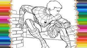 Coloring pages spiderman drawing at paintingvalley explore ps4. Lego Spiderman Homecoming Spiderman Coloring Pages Novocom Top