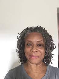 Dark skin salt and pepper braids. Salt And Pepper Locs Grey Hair Braids Natural Grey Hair Healthy Natural Hair