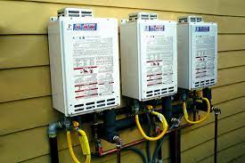 A second row of burners burns the escaped gas from the first row of burners causing an increased level of efficiency helping to stabilize temperature fluctuations. Electric Tankless Water Heater On Demand Water Heaters