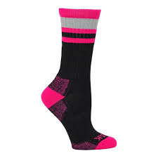 Kodiak Women S 2 Pk Work Sock Tall Length Black Grey Pink Work Authority