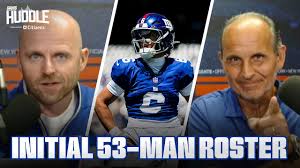 Initial 53-Man Roster Reaction | Giants Huddle - YouTube