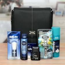 Gellette Shaving Kit With Sling Bag Cpmbo | Gift Baskets
