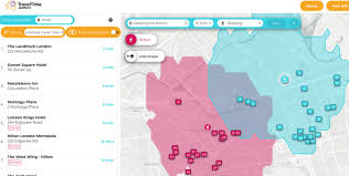Traveltime Maps Api Lets Users Search By Time Rather Than Distance