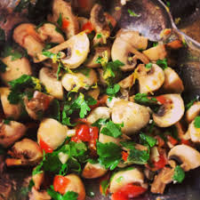 Champignons Marines Champignons Marines Recette Idee Salade