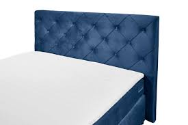 Ob in schwarz, grau, blau, grün, rosa, weiß oder einer anderen ansprechenden farbe, das samt boxspringbett lässt sich perfekt der vorhandenen umgebung anpassen. Invicta Interior Elegantes Boxspringbett Elegancia 180x200cm Dunkelblau Samt Inkl Topper Doppelbett Bett Samtmobel