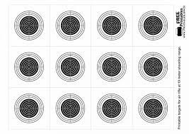 printable targets for air rifle free printables