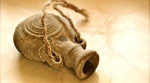 An alabaster jar was sealed to keep the perfume fresh and pure, it could not be used without breaking the neck of the bottle to open it. Anointing At Bethany Ibenedictines