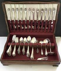 Remembrance silverware spoons forks cake ladle lot of 59 mixed. Buy 1647 Rogers Bros Silverware With A Reserve Price Up To 77 Off
