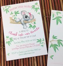 Koala Bear Themed Baby Shower Invitations Australian Outback Nursery Australian Outback Baby Sh Bear Baby Shower Theme Baby Shower Locations Baby Shower Themes