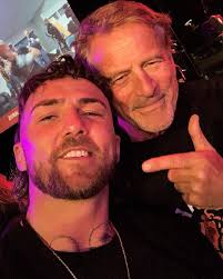 Just couple studs enjoying fight night ringside! #teambrubaker #thedreamteam