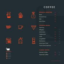 Download Coffee Shop Menu With Coffee Tools Equipment Ai Svg Vector Uidownload