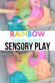 I've been making liquid soap for a number of years and became quite obsessed with it several years ago. Rainbow Soap Foam Sensory Play Active Littles