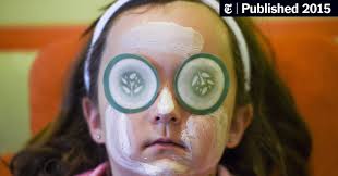 After a Spa Day, Looking Years Younger (O.K., They're Only 7)