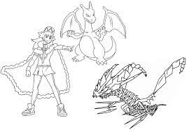 coloring page pokemon evolutions episode 1 the champion leon eternatus and charizard 11 coloriage ronja la fille du voleur