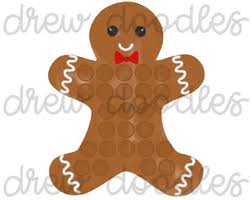 Aquarell Lebkuchen Pop Its Digital Clip Art Set