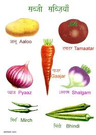 Vegetables In Hindi Hindi Taal En Zuid Aziatische Cultuur