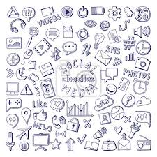 Social media management tools enable you to automate, analyze, better control, and dive deeper into your social media accounts, so you can focus on creating great content. Social Media Hand Gezeichnet Symbole Gesetzt Computer Und Netzwerk Leinwandbilder Bilder Computer Benutzer Chat Myloview De