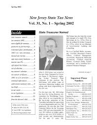 State Tax News Spring 2002 Vol 31 No 1 Pages 1 32