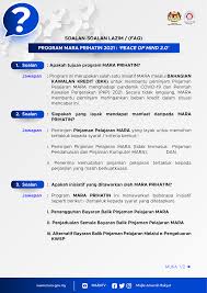 Sila hubungi bahagian kawalan kredit mara untuk mendapatkan surat pengesahan selesai baki pinjaman. Soalan Lazim Program Mara Prihatin Majlis Amanah Rakyat Facebook