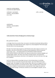 Wie ist eine außerordentliche kündigung verbunden? K Ndigungsfrist Bei K Ndigung Durch Arbeitnehmer Pasil Sarijani