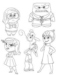 There is a door hanger you can print out too. Characters From Inside Out 4 Coloring Page Free Printable Coloring Pages For Kids