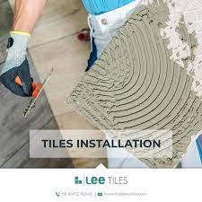 Tiles Installation Tile Cement Is A Premixed Mortar That Only Requires The Addition Of Water To Create A Thick Glue Li Stick On Tiles Tile Installation Tiles