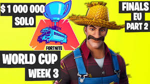 The fortnite world cup 2019 is the first annual world cup organized by epic games. Fortnite World Cup Week 3 Highlights Final Na East Solo Part 1 Fortnite Tournament 2019 Youtube