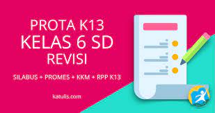 Tema sub tema pelajaran ke alokasi waktu ket. Prota K13 Kelas 6 Sd Revisi 2020 2021 Semester 1 Dan 2 Katulis