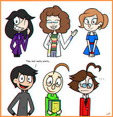 Baldi S Basics In Education And Learning играть онлайн бесплатно Three Art Waifus By Amazing Girl Forever Art Fan Art Education