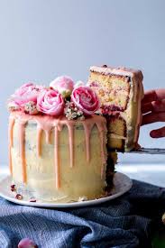 Lemon Almond Raspberry Layer Cake The Brick Kitchen Recipe Cake Recipes Desserts Cake