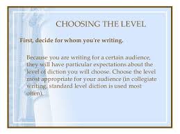 Levels Types Of Diction