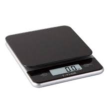 The taylor 5kg digital kitchen scale has something that doesn't come with any of these: Taylor Digital 11lb Glass Top Food Scale Black Target