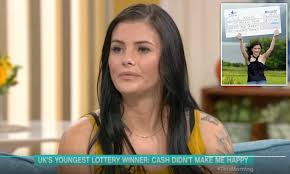 Callie rogers, 31, was just 16 when she scooped the prize money. Britain S Youngest Lottery Winner Callie Rogers Spent All 2m Fortune Daily Mail Online