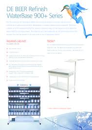 2 4 De Beer 900 Series Heated Cabinet Table Waterborne Autopaint Debeer Valspar Refinish Cristianos