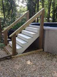 Last year my wife and i bought an above ground pool for exercise and recreation. Above Ground Pool Steps Hometalk