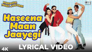 Haseena Maan Jaayegi Lyrical Haseena Maan Jaayegi Govinda Karisma Kapoor Shankar Mahadevan Youtube
