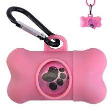 Amazon.com: Dog Poop Bags Dispenser with Carabiner Clip, Doggy Poop Bag  Holders for Leashes Include 1 Roll (15 Bags) Leak-Proof Large Lavender  Scented Doggie Pet Waste Bags, Dog Accessories Girl, Pink :