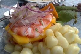 Ceviche De Camaron Con Mango Facil Receta Ceviche De Camaron Receta De Ceviche Recetas De Comida Mexicana