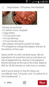 Meatloaf is a great dish however, meatloaf can take a really long time to cook under standard baking temperatures like 350 degrees fahrenheit, making it not ideal for hasty. 21 Day Fix Mini Meatloaf Mini Meatloafs Beachbody Recipes Meatloaf Recipes